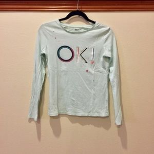 Light Mint Long Sleeve Tee